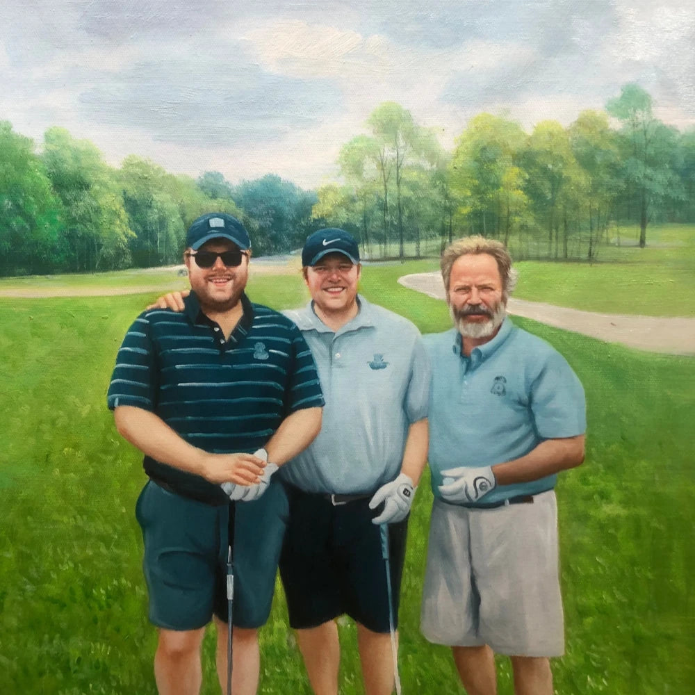 From Tee to Timeless Art: Transforming Golf Moments into Masterpieces with YPYPainting